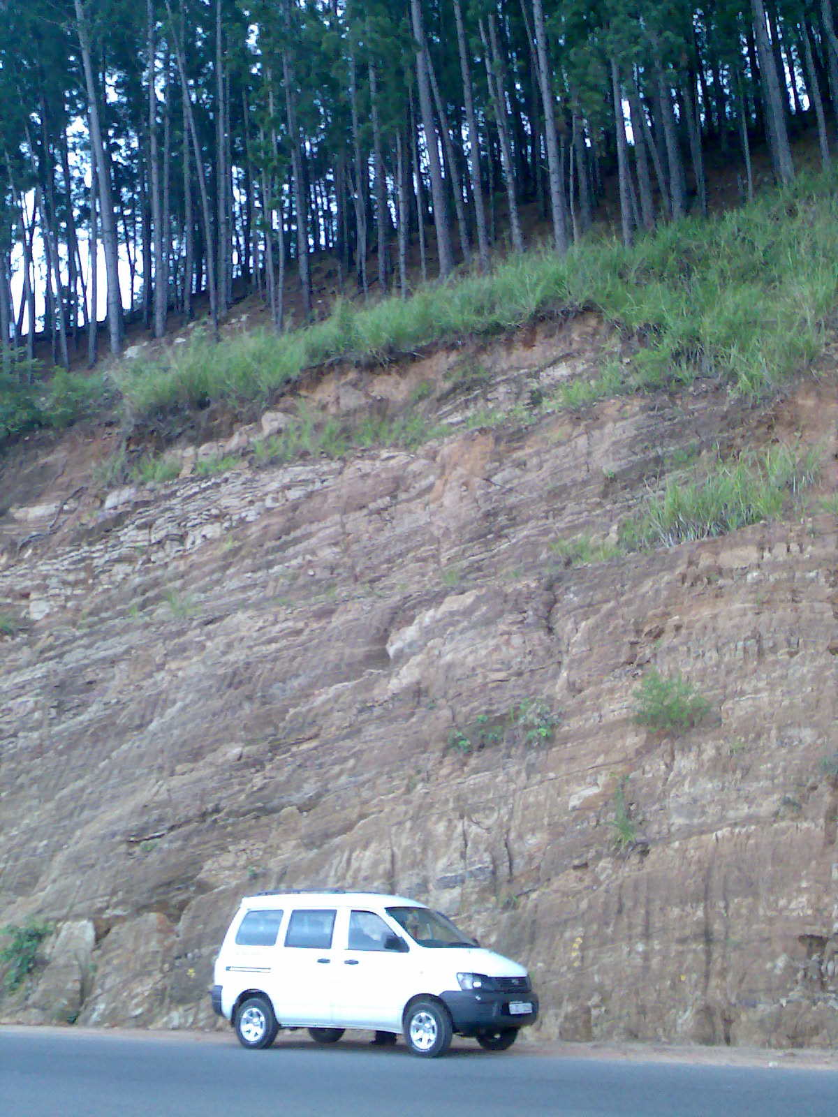 A small van or a big rock? A small van or a big rock?